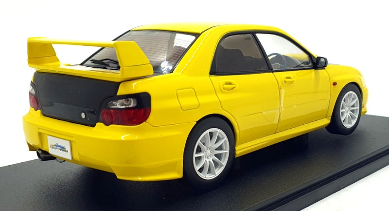 Solido 1/18 Scale S1812302 - 2003 Subaru Impreza WRX STI - Streetfighters Yellow