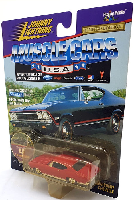 Johnny Lightning 1/64 Scale 230-05 Dragsters USA 1968 Chevrolet Chevelle #48 Red
