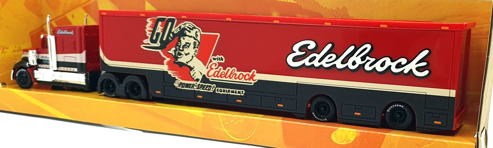 Maisto 1/64 Scale Diecast 12418 International Lonestar Haulage Truck Edelbrock