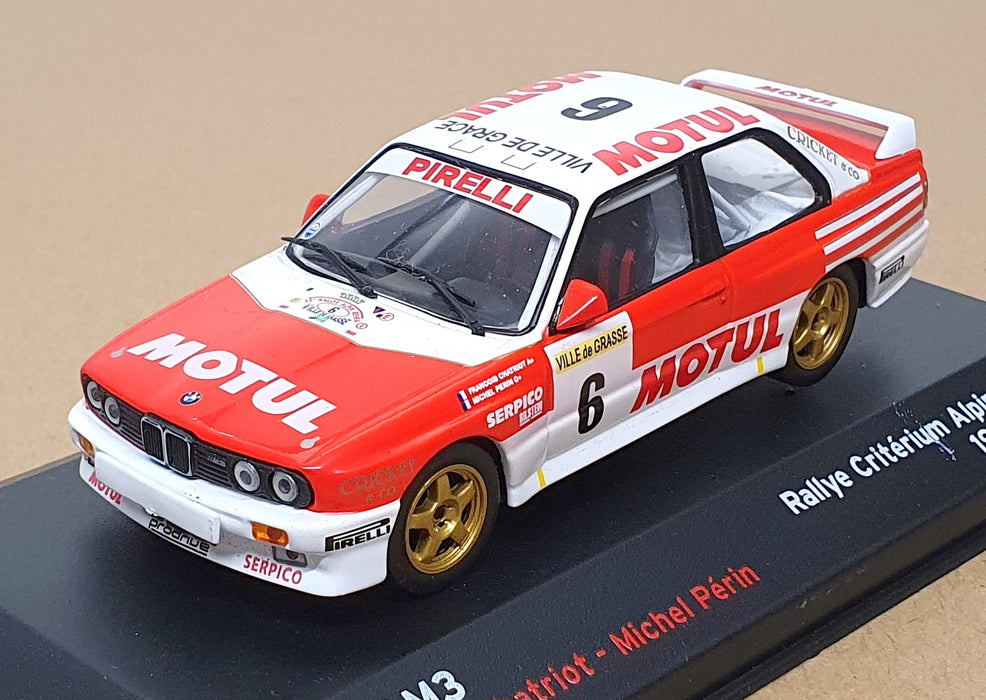 Altaya 1/43 Scale BM89 - BMW M3 #6 Rallye Criterium Alpin 1989 Chatriot/Perin