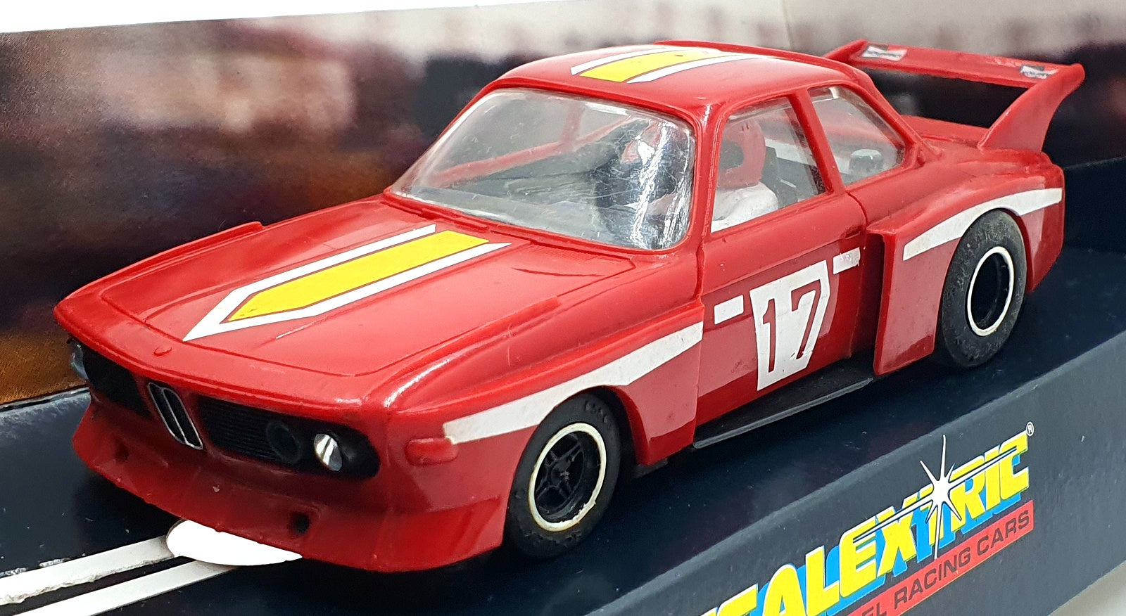 Scalextric 1/32 Scale Slotcar C256 - Porsche 962 C #17 Repsol - Red