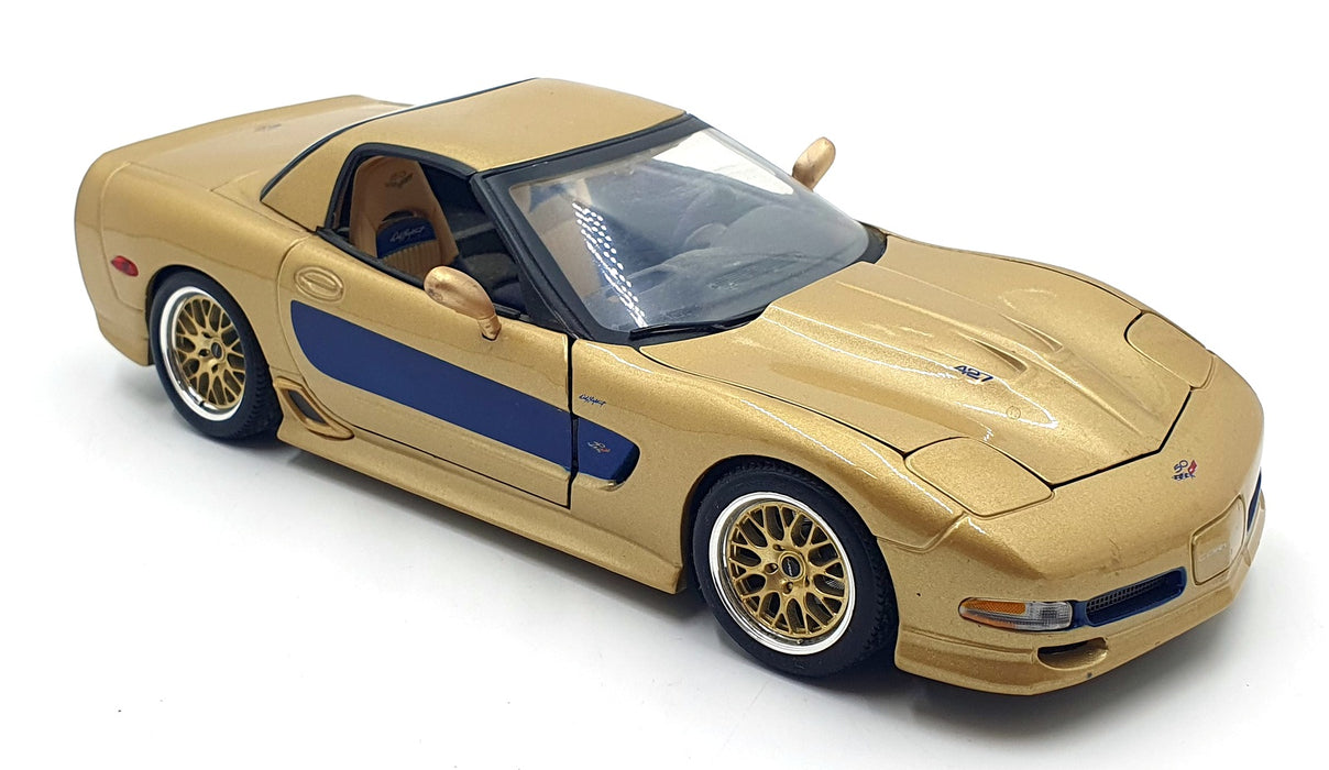 Maisto 1/18 Scale 16126N - 2003 Guldstrand Signature Edition Corvette- Gold