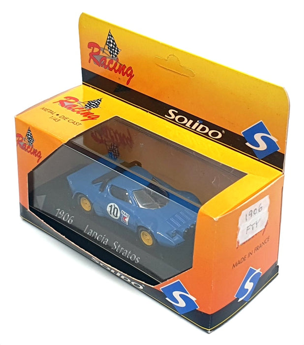 Solido 1/43 Scale Diecast 1906 - Lancia Stratos #10 - Blue