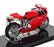 Atlas Editions 1/24 Scale 10109 - Ducati 999 Testastretta Motorbike - Red