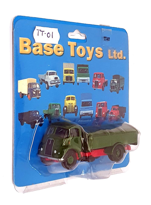 Base Toys 1/76 Scale TT-01 - Thornycroft Trident Refuse Truck - Green