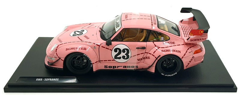 Solido 1/18 Scale Diecast S1808503 - Porsche RWB Sopranos #23 2020 - Pink