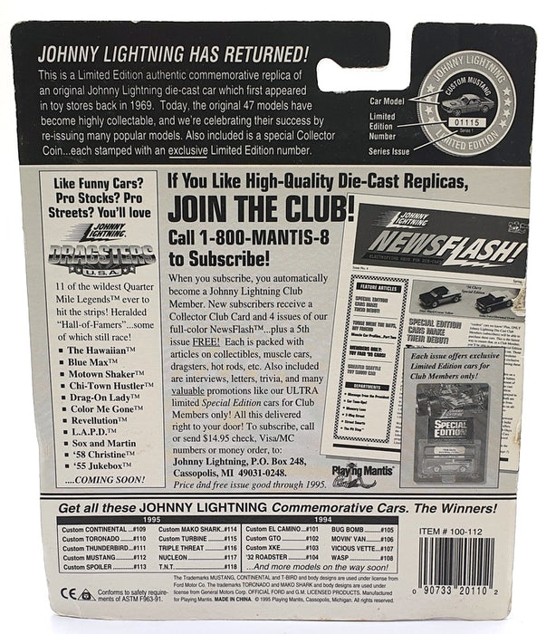 Johnny Lightning 1/64 Scale 100-112 - The Challengers Custom Tornado Car - White