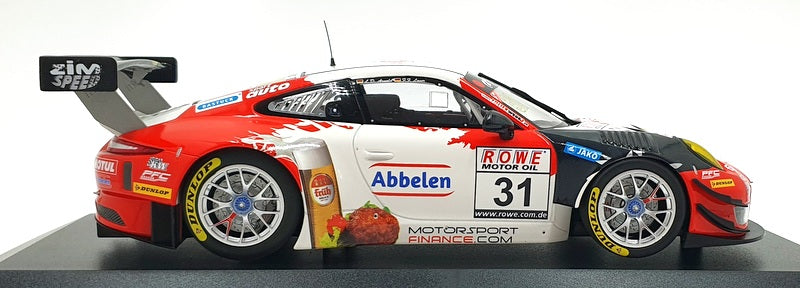 Minichamps 1/18 Scale 153 186991 Porsche 911 GT3 R #31 1st VLN 3 2018