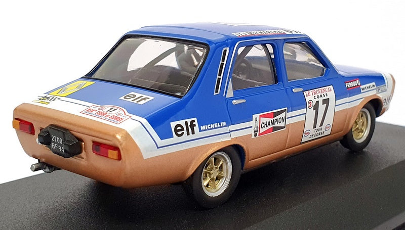 Atlas Editions 1/43 Scale 2 235 022 - Renault 12 Gordini #17 Tour de Corse 1975