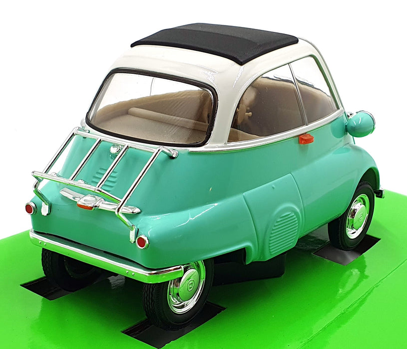 Welly NEX 1/18 Scale Diecast 24096W - BMW Isetta - Turquoise