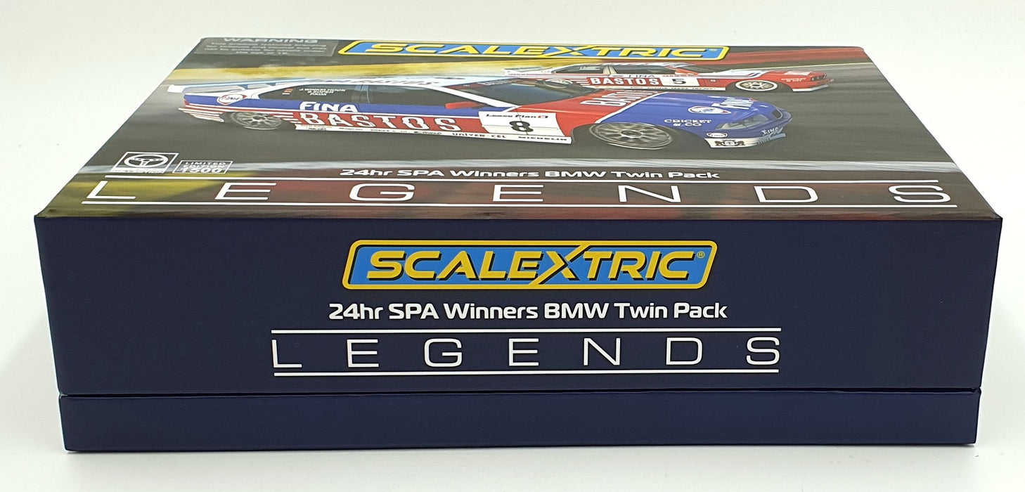 Scalextric 1/32 Scale C4875A - 24Hr SPA Winners BMW Twin Pack #5 #8 Legends
