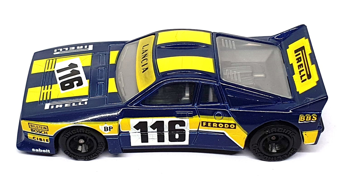 Matchbox 1/40 Scale Diecast KS-803 - Lancia Rally Car #116 - Blue/Yellow