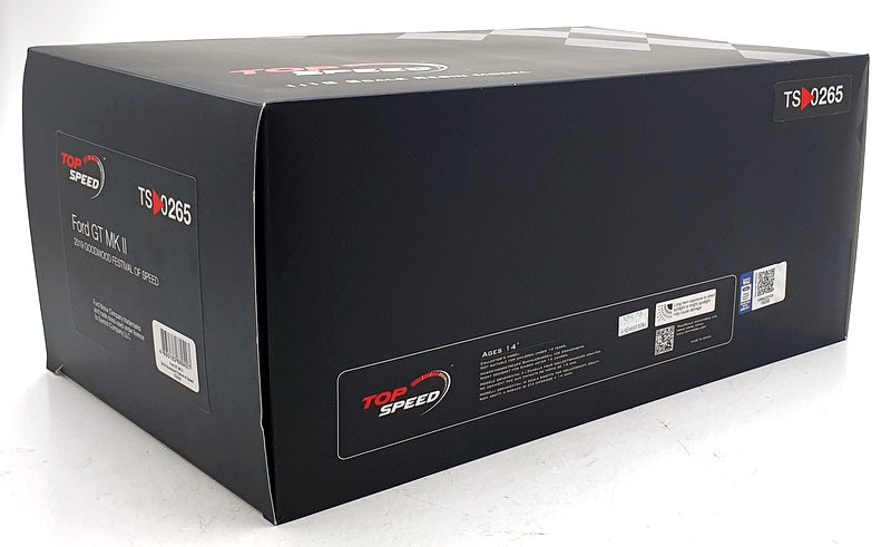 Top Speed 1/18 Scale Resin TS0589 - Ford GT MK2 2019 Goodwood Festival of Speed