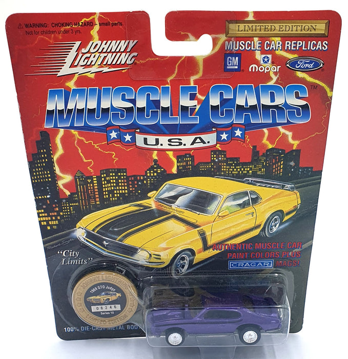 Johnny Lightning 1/64 Scale 200-200 - Muscle Cars 1969 Pontiac GTO Judge Purple