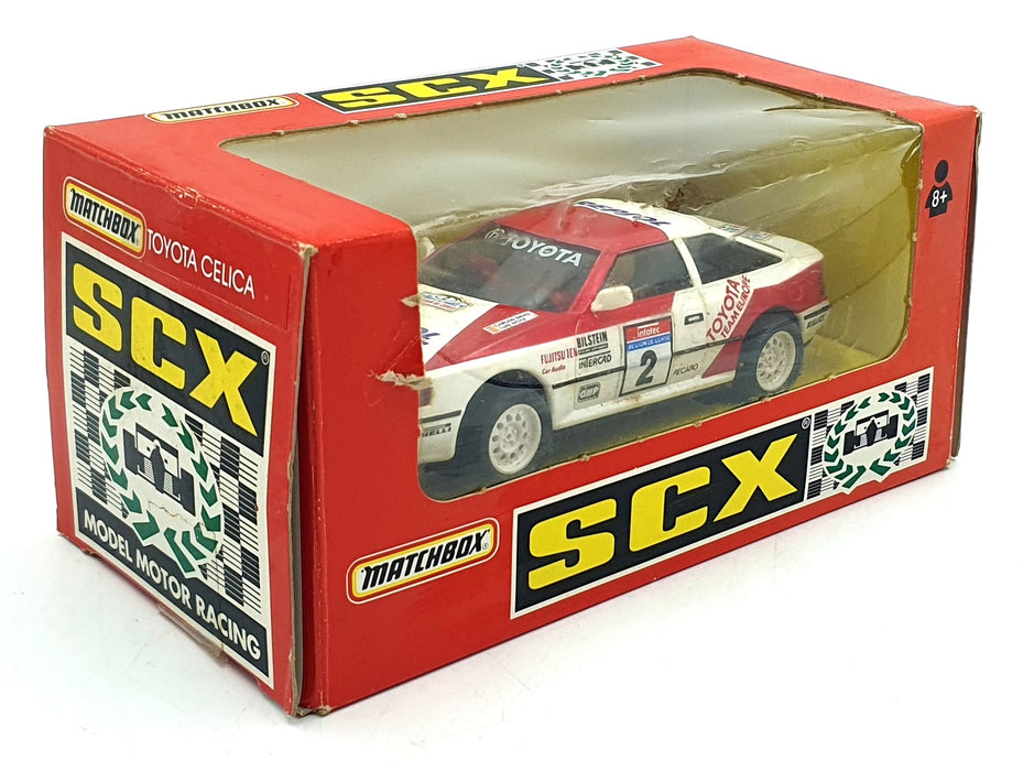 Matchbox SCX 1/32 Scale Slot Car 83320 - Toyota Celica #2 "Repsol"