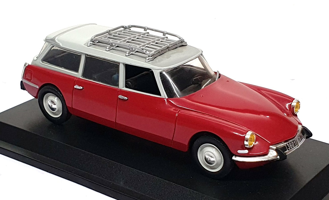 Altaya 1/43 Scale 310326B - 1967 Citroen ID 19 Familiale - Red/Grey