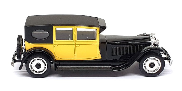 Rio Models 1/43 Scale No. 37 - 1927 Bugatti Royale Mod. 41 - Black/Yellow