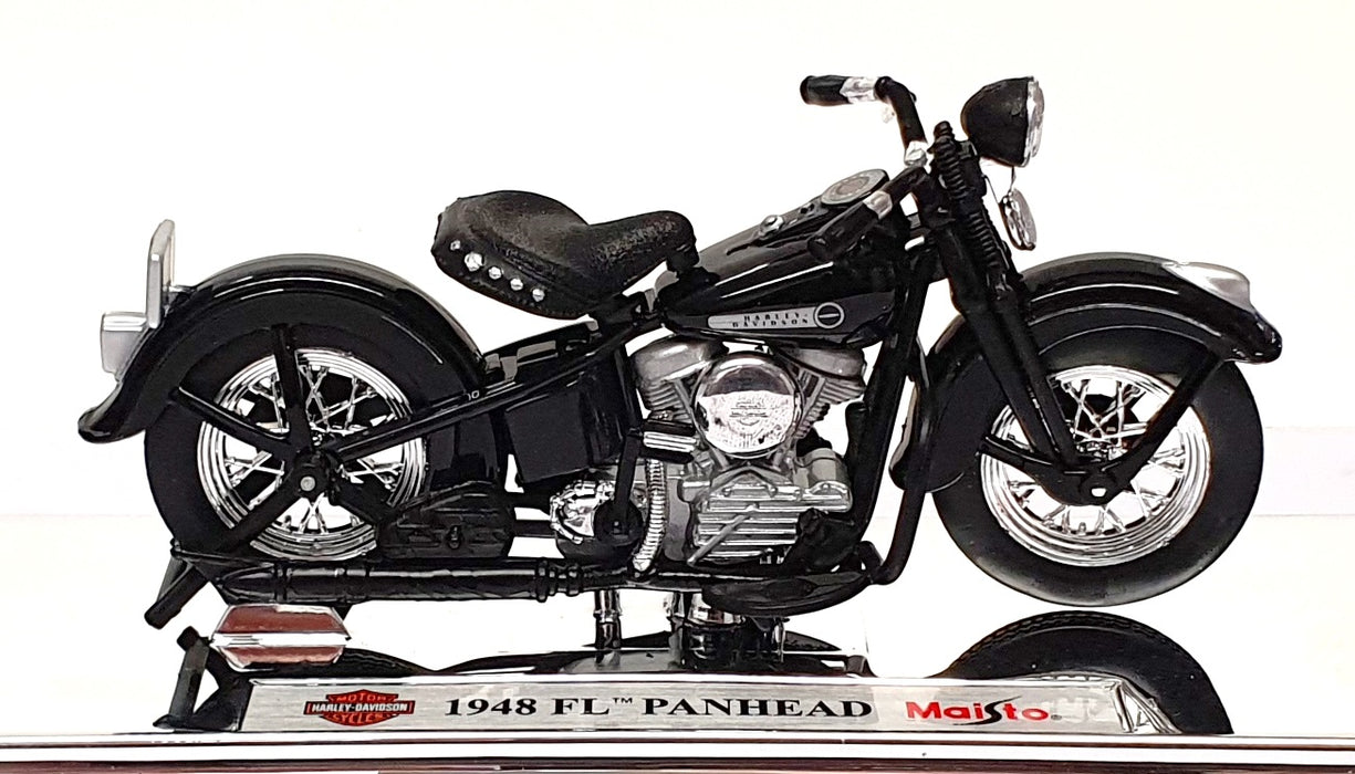 Maisto 1/18 Scale 39360 - 1948 Harley Davidson FL Panhead - Black