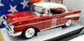 Ertl 1/18 Scale Diecast 32917 - 1957 Chevrolet Bel Air Hardtop - Red/White