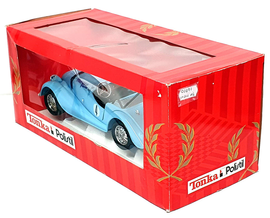 Tonka Polistil 1/16 Scale Diecast 01691 - Morgan Plus 8 #4 - Lt. Blue