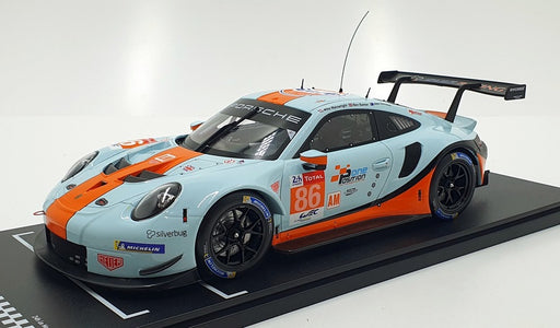 IXO Models 1/18 Scale LEGT18008 Porsche 911 RSR Gulf LeMans 2018 Wainwright #86 