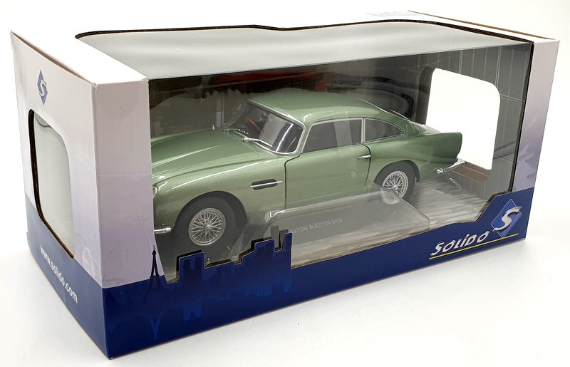 Solido 1/18 Scale Diecast S1807102 Aston Martin DB5 1964 - Porcelain Green