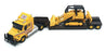 Matchbox 32cm Long Diecast K117 - Scania T-142 Bulldozer Transporter - Yellow