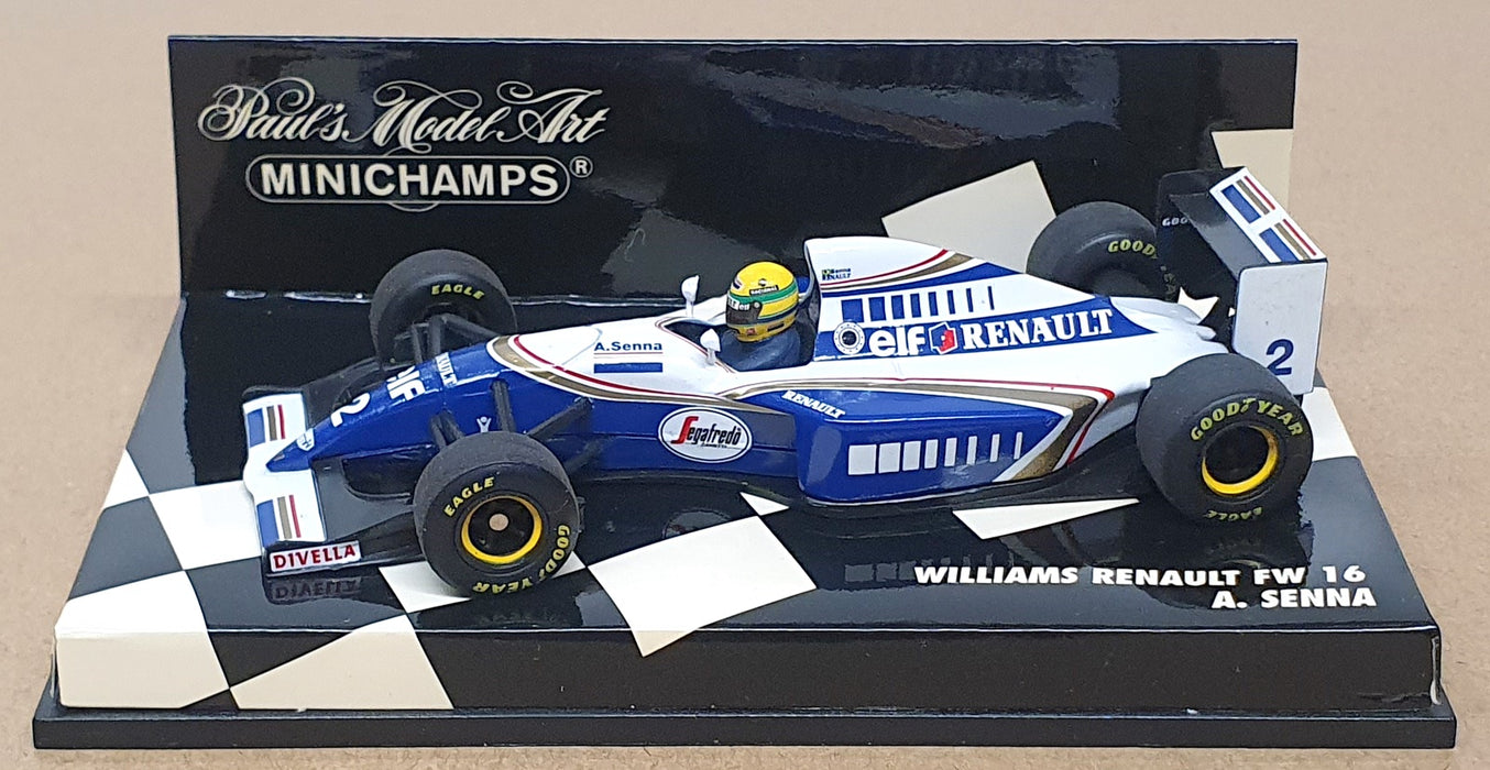 Minichamps 1/43 Scale 430 940002 - F1 Williams Renault FW16 A. Senna