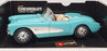 Burago 1/18 Scale Diecast 3024 - 1957 Chevrolet Corvette - Turquoise/White