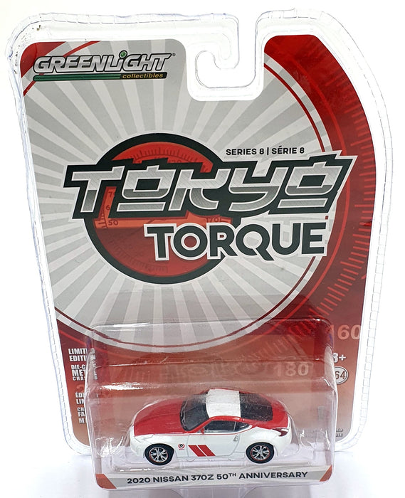 Greenlight 1/64 Scale 47060-F - 2020 Nissan 370Z 50th Anniversary - White/Red