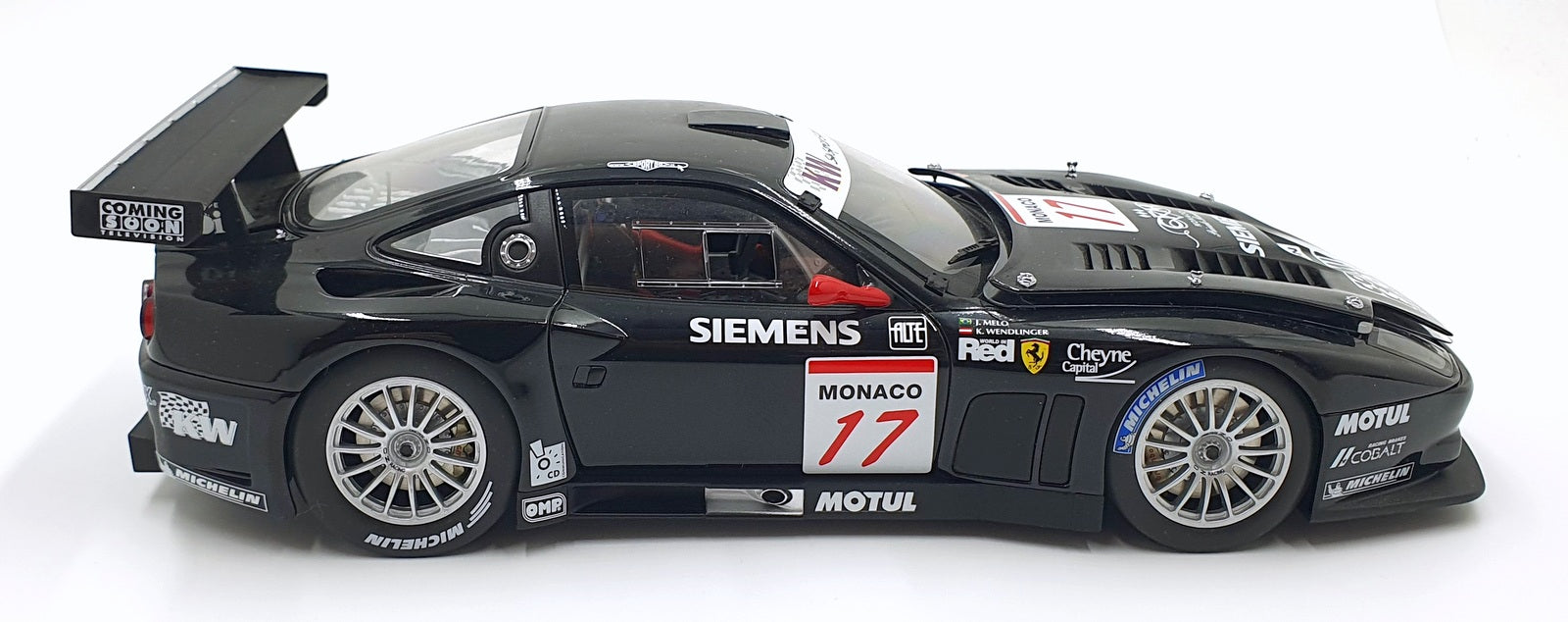 Kyosho 1/18 Scale Diecast 08393C - Ferrari 575 GTC Team J.M.B Donnington 2004