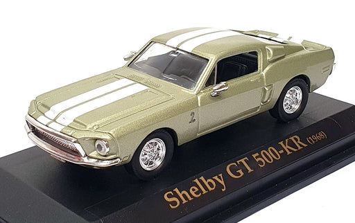 Road Signature 1/43 Scale 94214 - 1968 Shelby GT500-KR - Met. Green/White