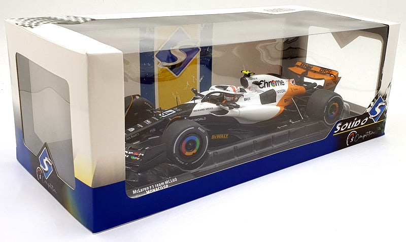 Solido 1/18 Scale S1811203 - McLaren F1 MCL60 Monaco GP Norris #4 2023