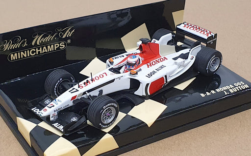 Minichamps 1/43 Scale 400 030017 - F1 B.A.R Honda 005 #17 J. Button