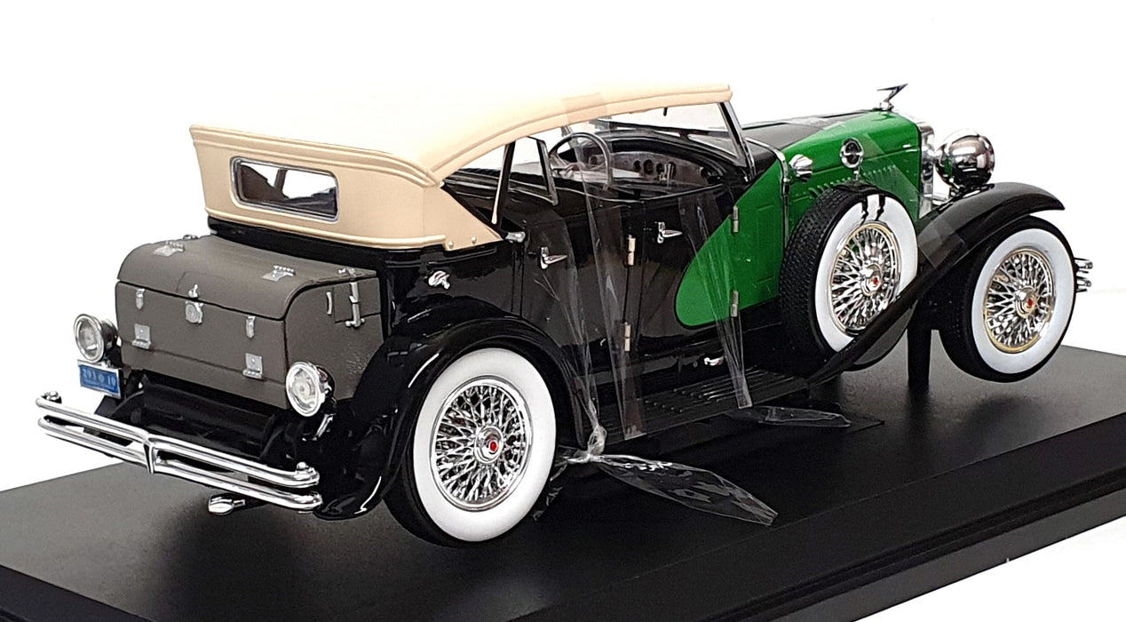Signature Models 1/18 Scale 18110 - 1934 Duesenberg - Black/Green