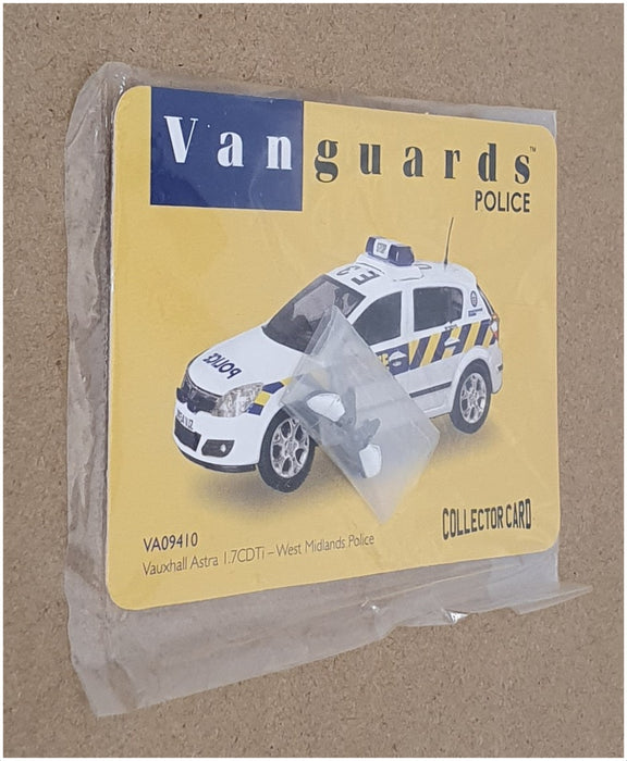 Vanguards 1/43 Scale VA09410 - Vauxhall Astra 1.7CDTi W. Midlands Police - White