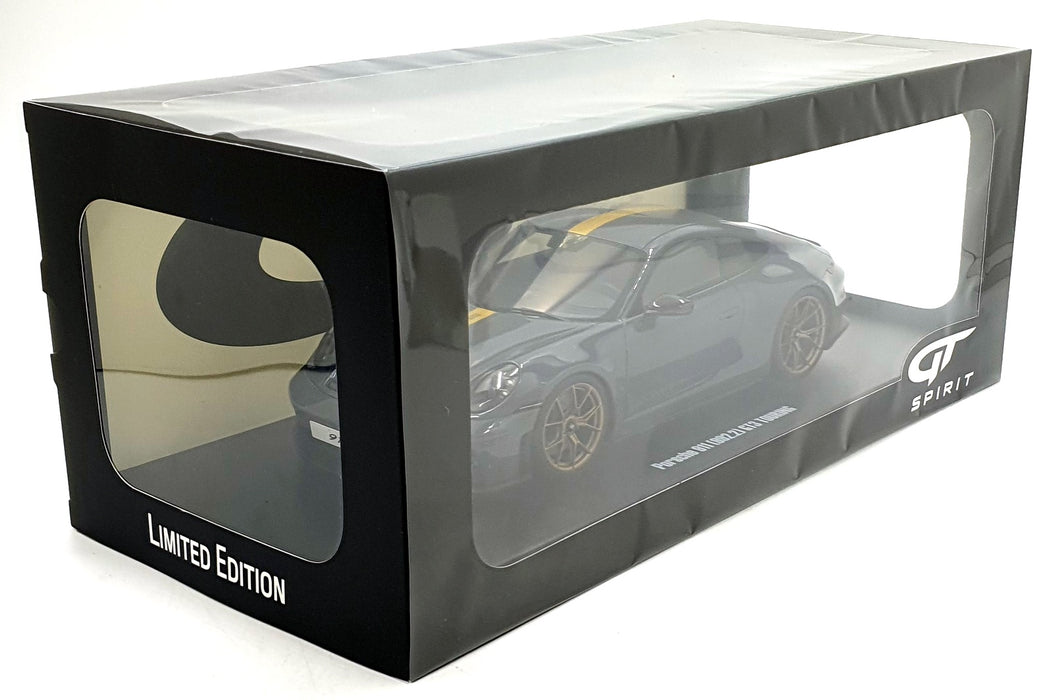 GT Spirit 1/18 Scale Resin GT577 - Porsche 911 992.2 GT3 Touring - Grey/Yellow
