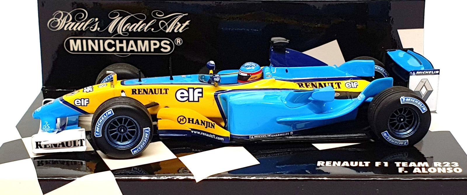 Minichamps 1/43 Scale 400 030008 - F1 Renault R23 F. Alonso
