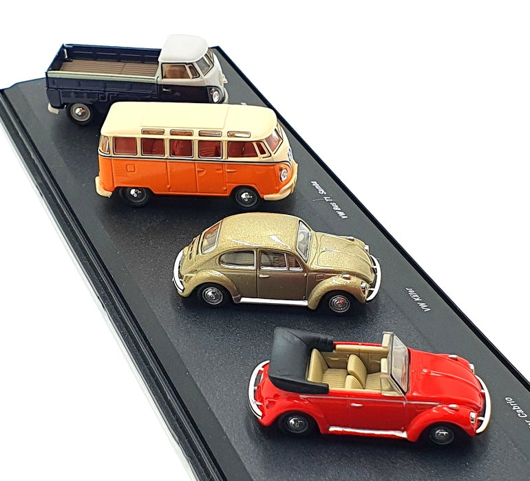Schuco Junior Line 1/72 Scale 331 6264 - 4 Piece Volkswagen VW Gift Set