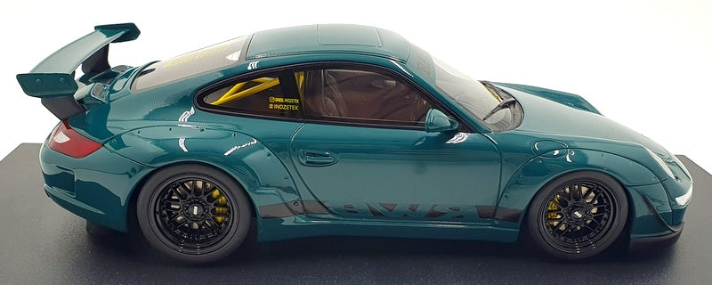 GT Spirit 1/18 Scale Resin GT896 Porsche 911 997 RWB Syunkashuto - Green