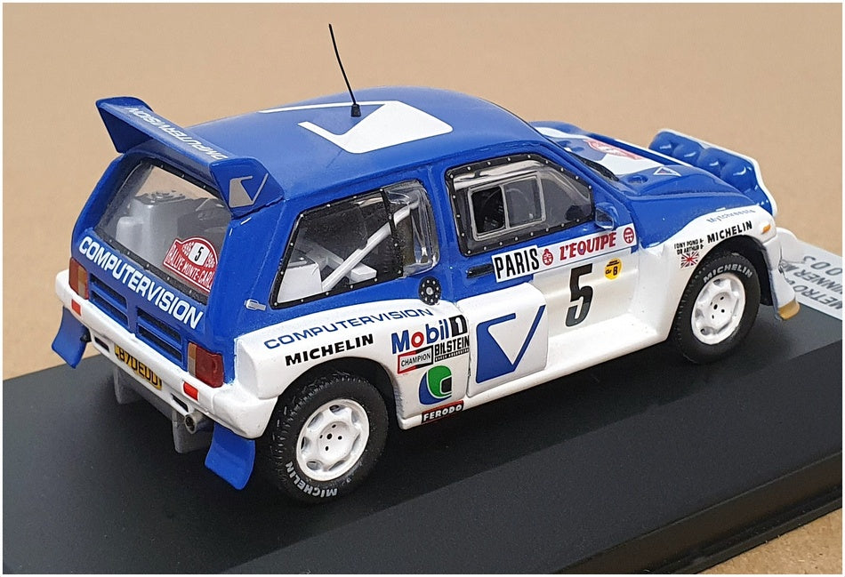Ixo 1/43 Scale AB-SKC40 - MG Metro 6R4 #5 Winner Manx Rally 1986