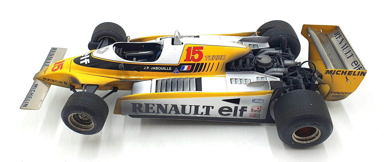 Exoto 1/18 Scale Diecast GPC97090FLP - Renault RE-20 Turbo #15 Jabouille
