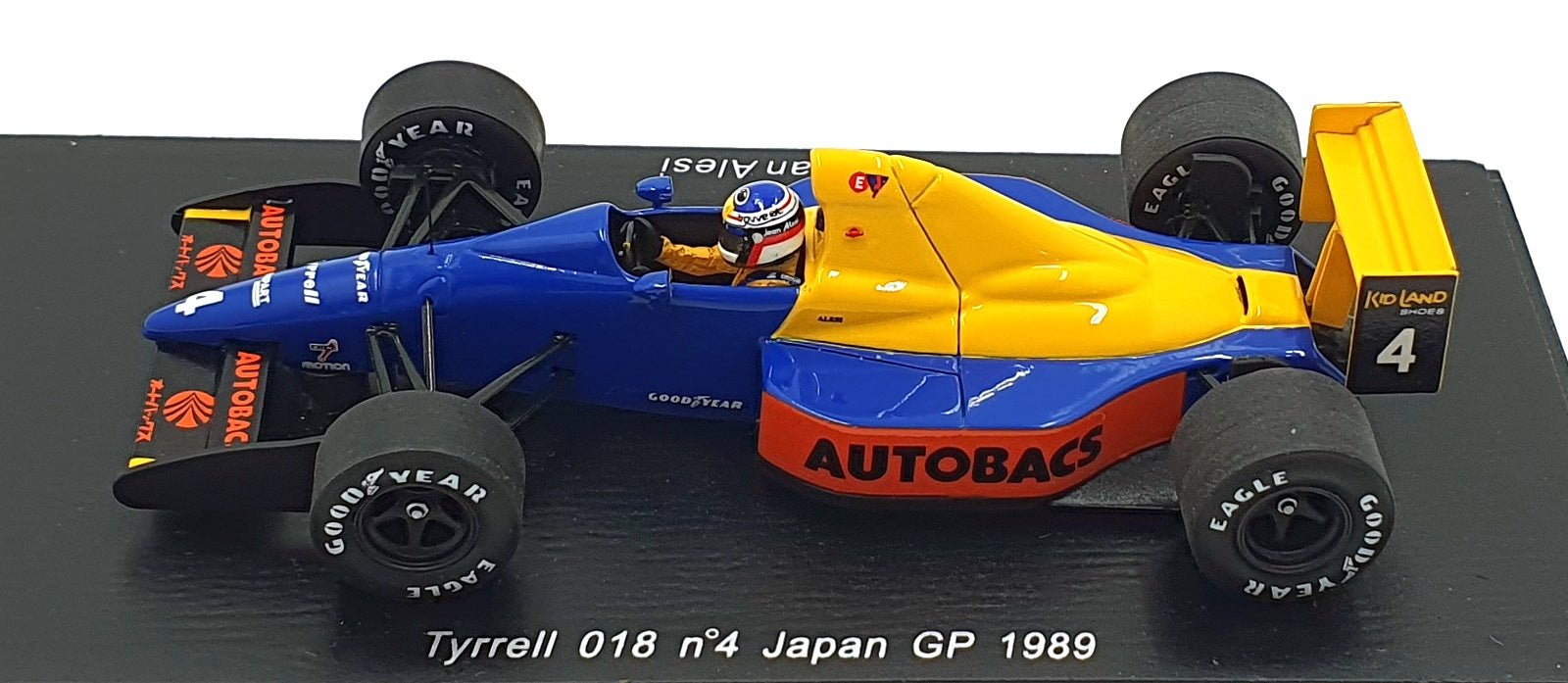Spark 1/43 Scale S1880 - Tyrrell 018 #4 Japan GP 1989 - Alesi