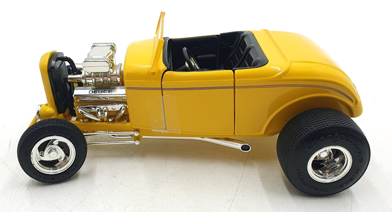 Ertl 1/18 Scale Diecast 91225A - 1932 Ford Roadster Hot Rod - Yellow