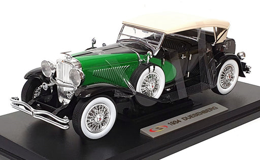 Signature Models 1/18 Scale 18110 - 1934 Duesenberg - Black/Green