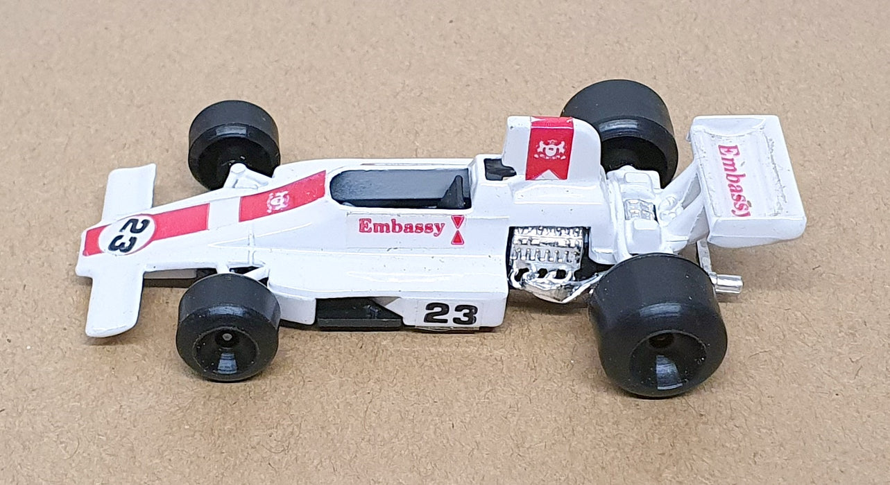 Polistil Appx 8cm Long Diecast RJ.9 - F1 Lola T.370 #23 - White/Red