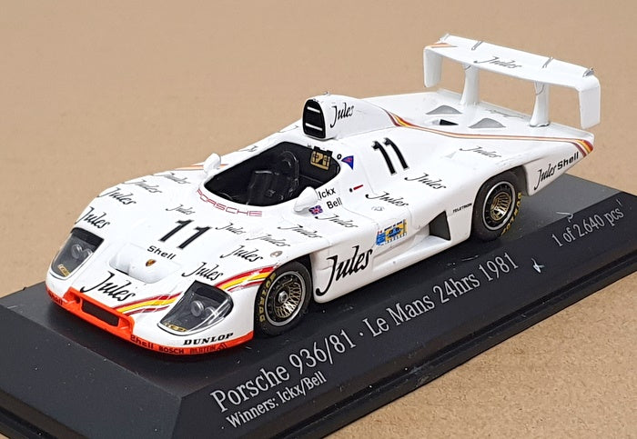 Minichamps 1/43 Scale 430 816911 - Porsche 936/81 #11 Winner 24H Le Mans 1981