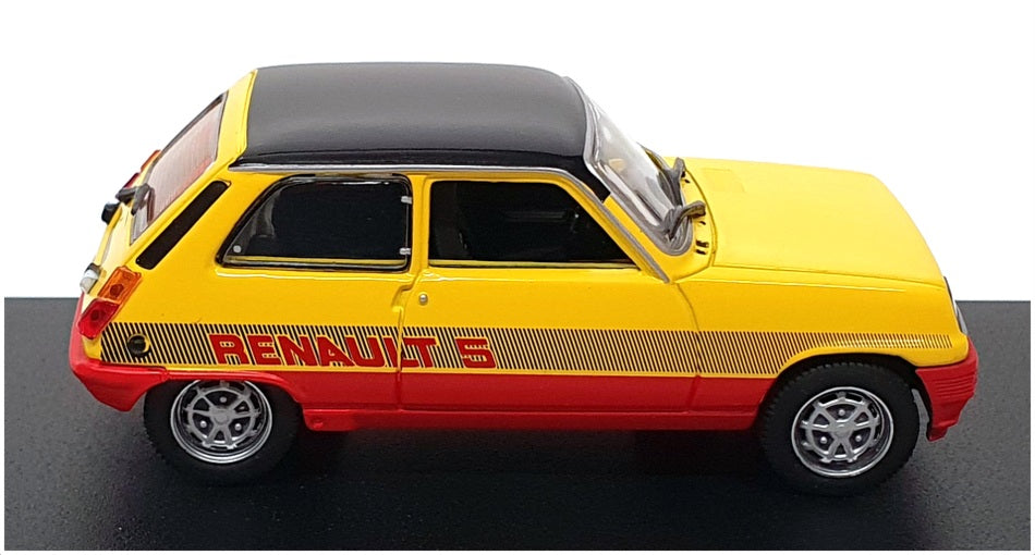 Norev 1/43 Scale 510536 - 1978 Renault 5 Monte Carlo - Yellow/Red/Black