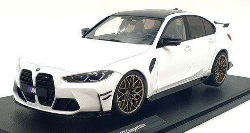 Solido 1/18 Scale S1814301 - 2024 BMW M3 Performance Parts - Alpine White