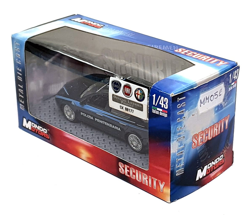 Mondo Motors 1/43 Scale MM05E - Alfa Romeo Polizia Penitenziaria Police